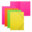 Picture of ELASTIC A4 3 FLAP FOLDER NEON COLOURS